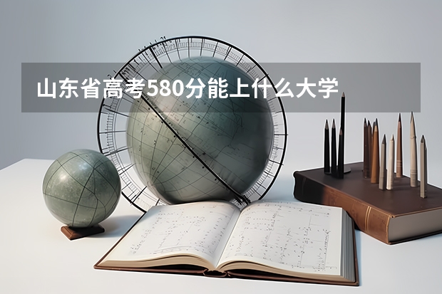 山东省高考580分能上什么大学