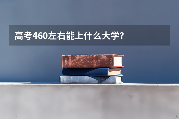 高考460左右能上什么大学?
