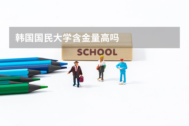 韩国国民大学含金量高吗