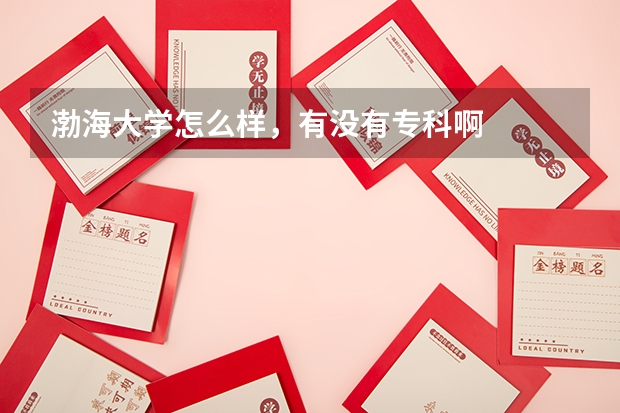 渤海大学怎么样，有没有专科啊