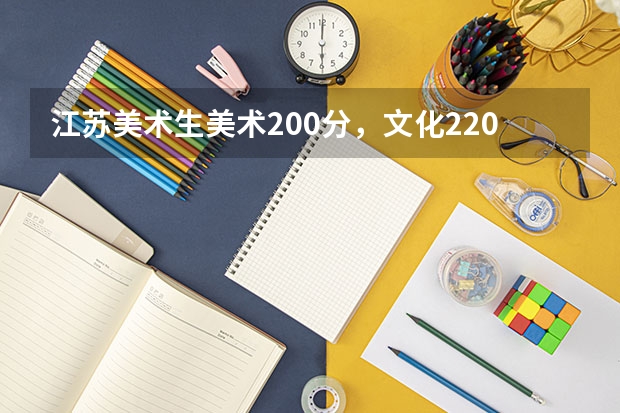 江苏美术生美术200分，文化220，能上什么学校？